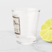 参加または死ぬラトルズナケ:漫画ベンジャミンフランクリン ショットグラス (右)