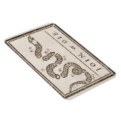 参加または死ぬラトルズナケ:漫画ベンジャミンフランクリン マグネット (右側)