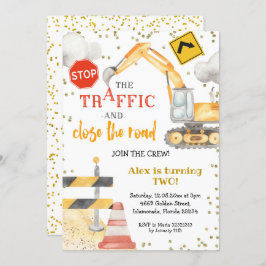 参加ザクルーボーイ建築誕生日招待状 招待状