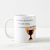 参加トロフィー コーヒーマグカップ (左)