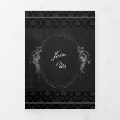 参加不気味ハローウィンパーティ 三つ折り招待状 (カバー)