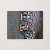 参加者の士官候補生はkartの競争をkarting行きます ジグソーパズル (横)