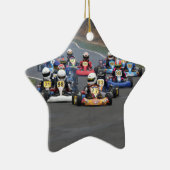 参加者の士官候補生はkartの競争をkarting行きます セラミックオーナメント (右)