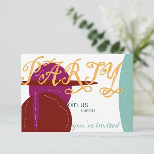 参加 招待状 (スタンド正面)