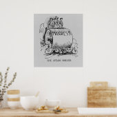 参政権の政治マンガ ポスター (キッチン)