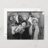 参政権バラサンダーマンとエリザベス・フリーマン ポストカード (正面/裏面)