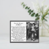 参日本の政権の木村小牧婦人権 ポストカード (スタンド正面)