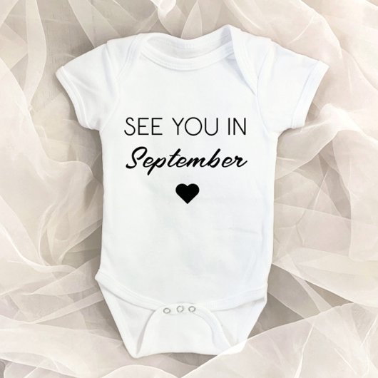 参照してすぐにカスタム妊娠の発表の明らかにする ベビーボディスーツ