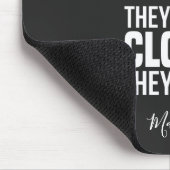 参照する自分のクローズ不動産仲介業者不動産代理パーソナライズされた人 マウスパッド (コーナー)