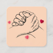 参照アフレンドトレンディーライトピーチパステルハート 紹介カード (正面)