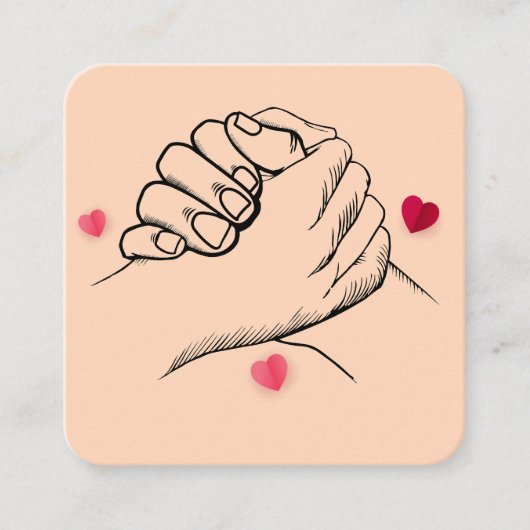 参照アフレンドトレンディーライトピーチパステルハート 紹介カード (正面)