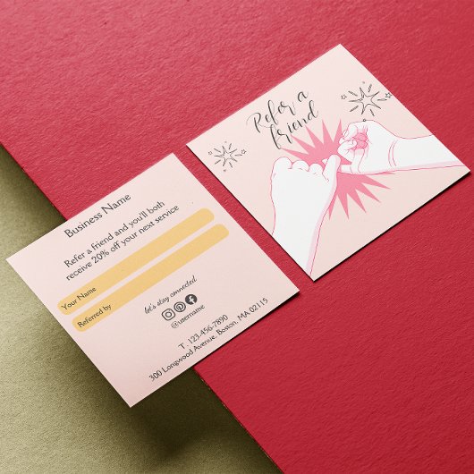 参照アフレンドピーチパステルズハンズイラストレーション 紹介カード