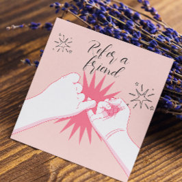 参照アフレンドピーチパステルズハンズイラストレーション 紹介カード