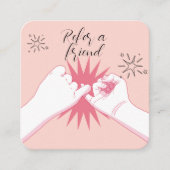 参照アフレンドピーチパステルズハンズイラストレーション 紹介カード (正面)