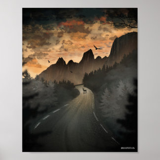 参照絵画のArtic-North pole Canvasフェイク ポスター