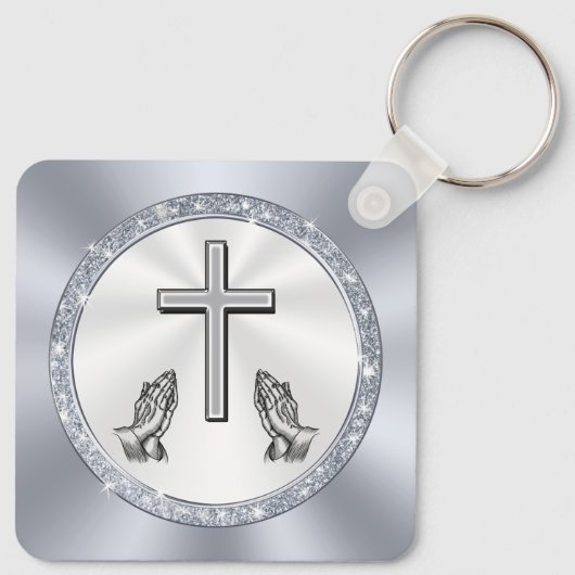 参観者や会員に対する教会のパーソナライズされた贈物 キーホルダー (裏面)