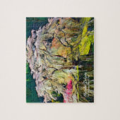 又兵衛桜：しだれさくらんぼ木 ジグソーパズル (縦)