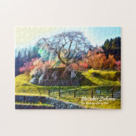 又兵衛桜：しだれさくらんぼ木 ジグソーパズル