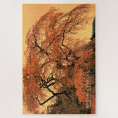 又兵衛桜：しだれさくらんぼ木 ジグソーパズル (縦)