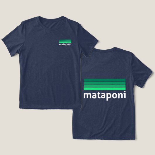 又poni トライブレンドTシャツ (デザイン正面&裏面)