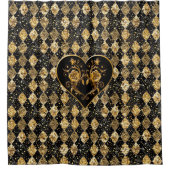 及お洒落びエレガントゴシック シャワーカーテン (正面)