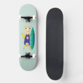 及びおもしろい予測できなスケー図解入りの、写真付きのボード スケートボード (正面)