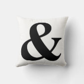 及びおよび印のアンパーサンドの表語文字の記号アイコン近道 クッション (裏面)