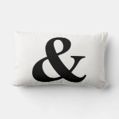 及びおよび印のアンパーサンドの表語文字の記号アイコン近道 ランバークッション (裏面)