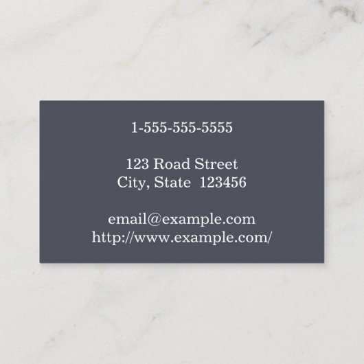 及びお洒落基本弁護士名刺 名刺 (裏面)