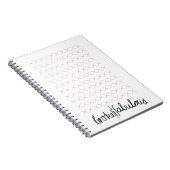 及びすばらしいxパターンノート壊れました ノートブック (右側)