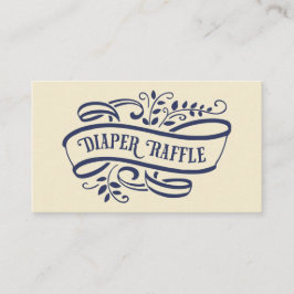 及びエレガントおむつスタイリッシュラッフルチケット エンクロージャーカード