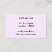 及びエレガントミニマル弁護士名刺 名刺 (裏面)