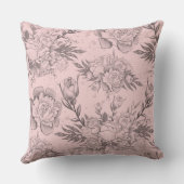 及びエレガントヴィンテージフローラ装飾用クッション クッション (裏面)