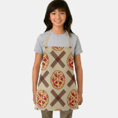 及びクールおもしろいピザ用エプロン子供へ エプロン (インサイチュ)