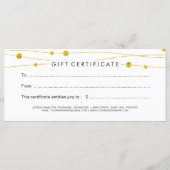 及びシックモダンイベントプランナーギフト券 (裏面)