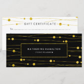 及びシックモダンイベントプランナーギフト券 (正面/裏面)