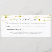 及びシックモダンイベントプランナーギフト券 (裏面)