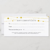 及びシックモダンイベントプランナーギフト券 (裏面)