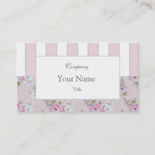 及びストライプビジネスCard_Pinkは上がりました 名刺
