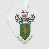 及びタータンチェックアイルランドの紋章付き外衣のFarrellの一族 オーナメント (正面)