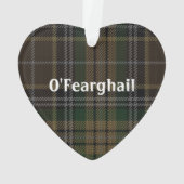 及びタータンチェックアイルランドの紋章付き外衣のFarrellの一族 オーナメント (裏面)