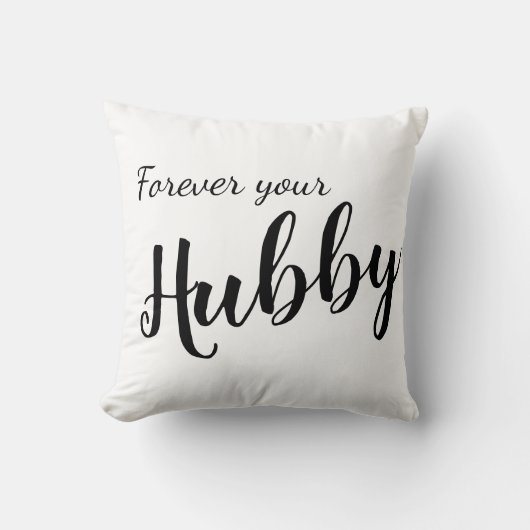 及びパーソナライズされた日付たった今結婚しました クッション (正面)