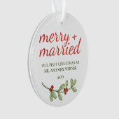 及びメリー光ア結婚したクリルオーナメント オーナメント (正面)