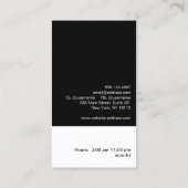 及びモダンお尻フェイク続編興行 名刺 (裏面)