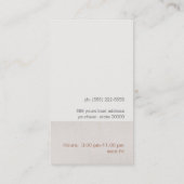 及びモダンお尻名刺 名刺 (裏面)