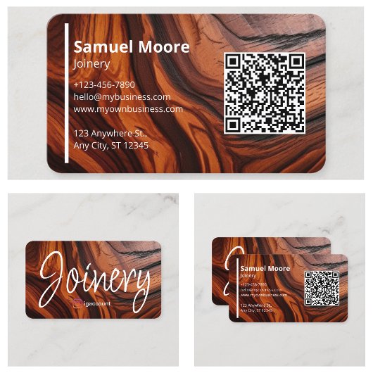 及びモダンシンプルテンプレート 名刺