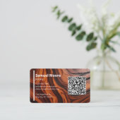 及びモダンシンプルテンプレート 名刺 (スタンド正面)