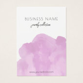 及びモダンシンプルピンクネックレス表示カード (正面)