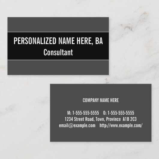 及びモダン監コンテンポラリー査者名刺 名刺 (正面/裏面)