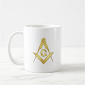 及び石大工を受け入れましたgoldsquare、goldsquare、自由な コーヒーマグカップ (左)